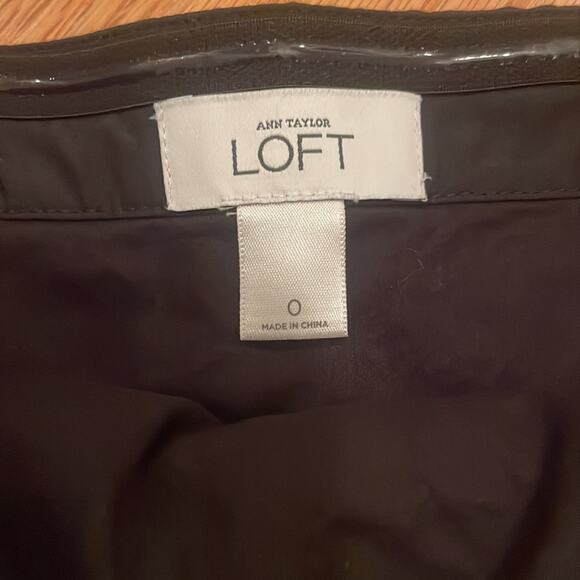 Ann Taylor loft  Black Strapless lined Dress size 0 - Picture 6 of 7